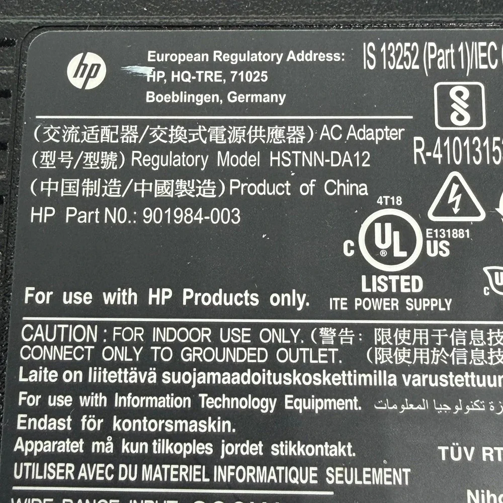 HP HSTNN-DA12 AC Adapter 230W 19.5V 11.8A Laptop Power Supply 901984-003 Tested